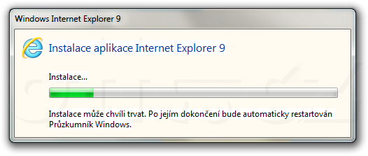 Internet Explorer 9 RC - instalace