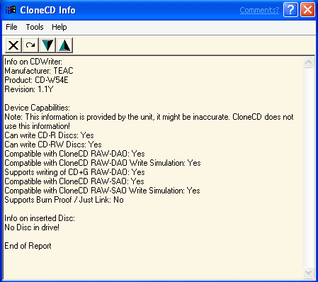 Teac W54e CloneCD writer