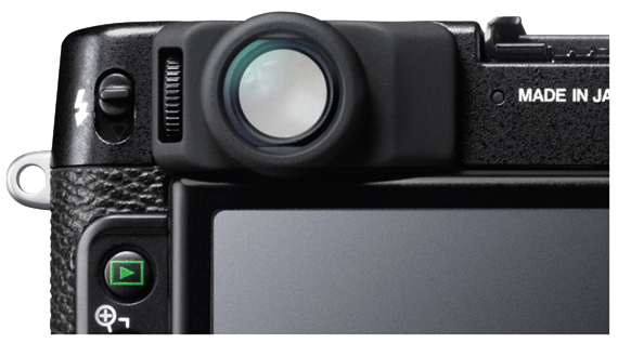 Fujifilm FinePix X10 hledáček