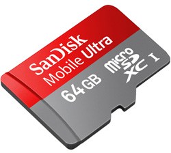 64GB microSDXC SanDisk 30MB/s