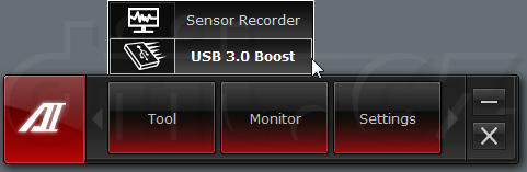 ASUS AI Suite - USB 3.0 Boost - spuštění