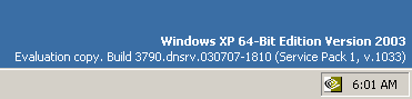 64bitové Windows XP - plocha