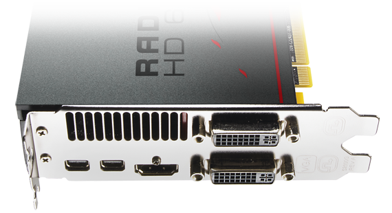 GCN Radeon HD 6000 výstupy