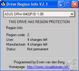 ASUS DRW-0402P - RegionInfo