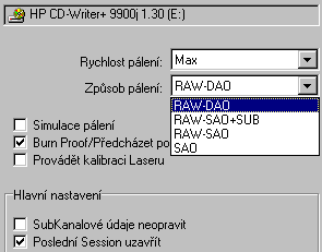 HP 9900ci CloneCD DAO RAW