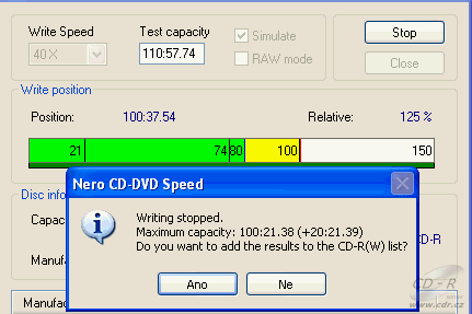 Gigabyte GO-W040A - Overburn