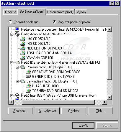 Správce zařízení - 8 mechanik v PC