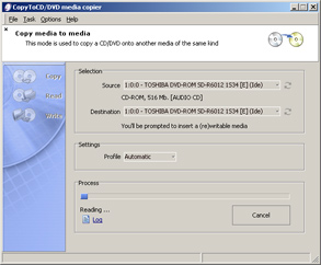 CopyToDVD 3 - Media copier