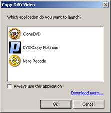 CopyToDVD 3 - externí programy pro DVD-video