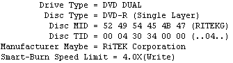 Teac DV-W58G - dodávané DVD-R