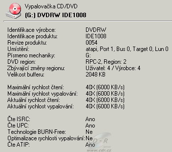 BTC DRW-1008IM -  Alcohol 120%