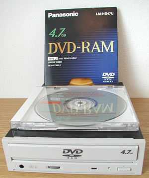 DVD-RAM vše co jsme dostali