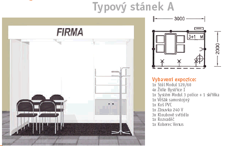 Invex 2004 - typový stánek A