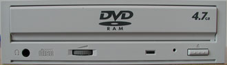DVD-RAM přední panel
