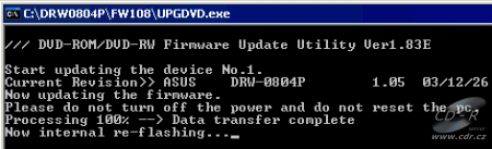 Asus DRW-0804P - firmware update