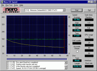 Memorex SixteenMAX 1040 CDspeed99 CD-R