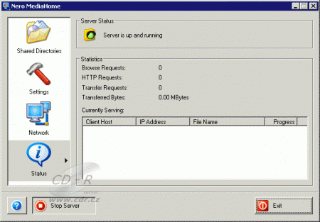 Nero MediaHome server jede