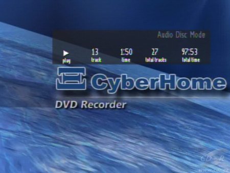 CyberHome CH DVR-750 - přehrávání CD-DA