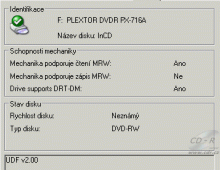Plextor PX-716A - DVD-RW UDF 2.0