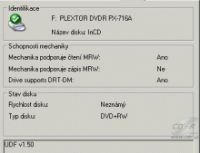 Plextor PX-716A - DVD+RW UDF 1.5