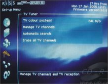 Setup - TV tuner