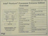 Popis procesoru Pentium Extreme Edition (Smithfield)