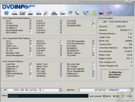 NEC ND-6650 - DVDinfo Pro