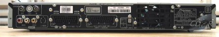 Pioneer DVR-220/420H/520H/720H - zadní panel