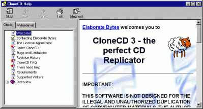 CloneCD Help Launcher