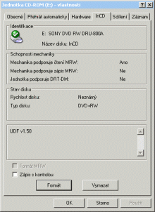 Sony DRU-800A - UDF 1.5