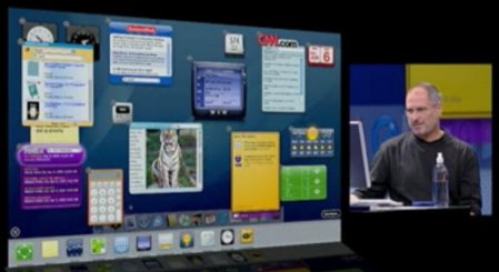 Steve Jobs prezentuje Dashboards