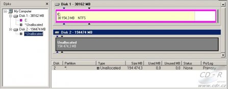 disk v Partition Magicu