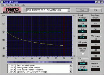 Plextor PX-W4012TA CDspeed CD-RW