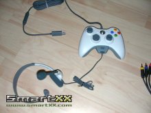 Xbox 360 ovladač + sluchátka