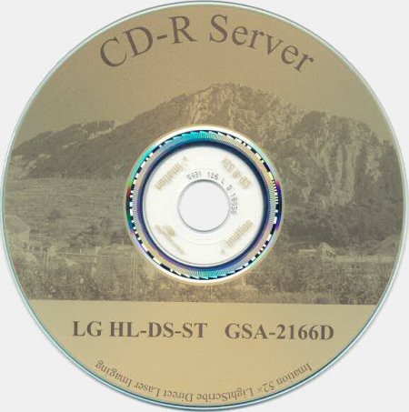 LG GSA-2166D - LightScribe - potištěné médium