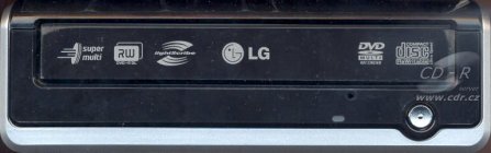 LG GSA-2166D - přední panel