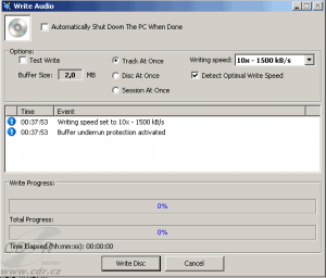 CDBurnerXP Pro 3 - vypalování CD-DA
