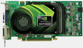 GeForce 6800 GS čelní pohled