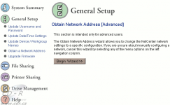 NetCenter: volba získání IP adresy