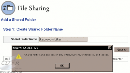 NetCenter: nemožnost použití diakritiky v názvu složky