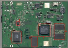 NetCenter: PCB spodní strana