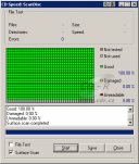 ScanDisk DVD-RAM zapsaného v GSA-5169D s verifikací