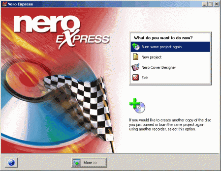 Nero Express Volíme znovu