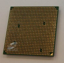Procesor AMD pro socket AM2 zespodu - 940 pinů