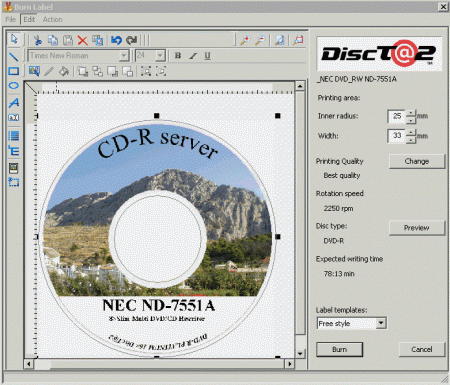 NEC ND-7551A - Nero DiscT@2