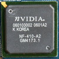 Čip nVidia nForce 410 na základní desce Biostar TForce 6100