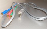 Kabel pro zapojení signálu z D1/D3 konektoru do komponentřních v