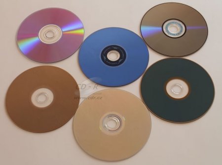Vzhled médií - DVD-R, LabelFlash, DVD-RW, BD-R, BD-ROM a BD-RE p