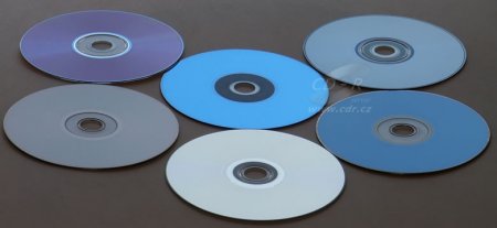 Vzhled médií - DVD-R, LabelFlash, DVD-RW, BD-R, BD-ROM a BD-RE a