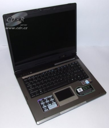 Otevřený notebook Asus A6R